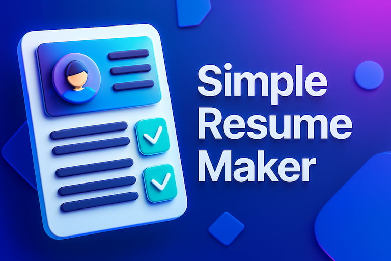 simple resume maker
