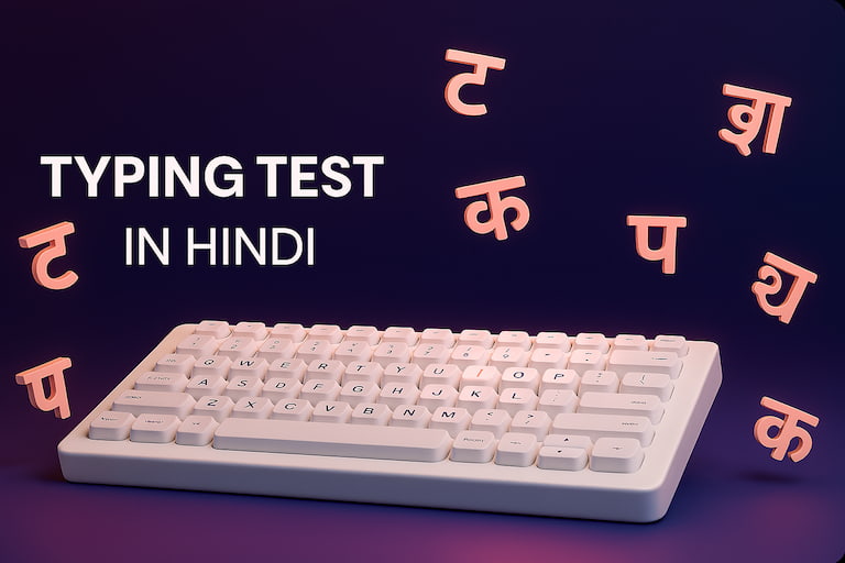 typing test in hindi